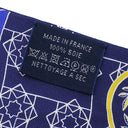 エルメス HERMES ツイリー ブルーインディゴ×ジョーヌ×マルチカラー シルク スカーフ 【LA DANSE DES AMAZONES/アマゾンのダンス】