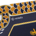 エルメス HERMES ツイリー マリン×ゴールド×ホワイト シルク スカーフ 【EPAULETTES DE GALA/式典肩章】
