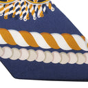 エルメス HERMES ツイリー マリン×ゴールド×ホワイト シルク スカーフ 【EPAULETTES DE GALA/式典肩章】