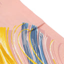 エルメス HERMES ツイリー ローズ プードル×ジョーヌ シルク スカーフ 【CAVALCADES/騎馬行進】