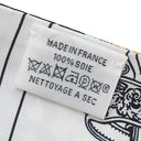 エルメス HERMES ツイリー ブラック×ホワイト×マルチカラー シルク スカーフ BRIDES DE GALA EN FLEURS & EYELINER/ブリッド ドゥ ガラ アン フルール & アイライナー