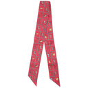 エルメス HERMES ツイリー グレナディン×キャメル×ブルー シルク スカーフ 新品 未使用【COUVERTURES ET TENUES DE JOUR/馬着】