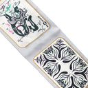 エルメス HERMES ツイリー グリペール×ローズ×ブラック シルク スカーフ 【JEU DE CARTES/ジュー ドゥ カルト】