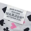 エルメス HERMES ツイリー グリペール×ローズ×ブラック シルク スカーフ 【JEU DE CARTES/ジュー ドゥ カルト】