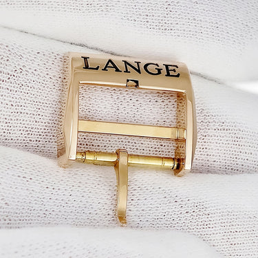 ランゲ&ゾーネ LANGE&SOHNE 純正 ピンクゴールド K18PG 腕時計パーツ 16mm幅対応 尾錠 K18PG無垢 ピンクゴールド パーツ 備品 ピンバックル