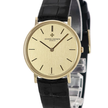 腕時計 ヴァシュロン・コンスタンタン VACHERON CONSTANTIN パトリモニー BA33051.000 手巻き メンズ レディース OH済 K18YG無垢 スリム 薄型