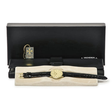 腕時計 ヴァシュロン・コンスタンタン VACHERON CONSTANTIN パトリモニー BA33051.000 手巻き メンズ レディース OH済 K18YG無垢 スリム 薄型