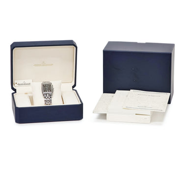 腕時計 ジャガールクルト JAEGER LECOULTRE レベルソ グランスポール デュオ Q2958102/295.8.59 手巻き メンズ OH済 クロノグラフ トリチウム