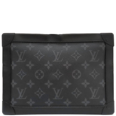 ルイヴィトン LOUIS VUITTON ソフトトランク M44730 モノグラムエクリプス モノグラムエクリプスキャンバス ショルダーバッグ マットブラック金具 黒