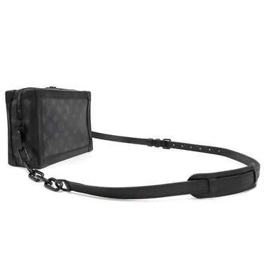 ルイヴィトン LOUIS VUITTON ソフトトランク M44730 モノグラムエクリプス モノグラムエクリプスキャンバス ショルダーバッグ マットブラック金具 黒