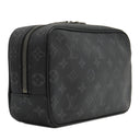 ルイヴィトン LOUIS VUITTON トゥルース トワレ GM M43383 モノグラムエクリプス モノグラムエクリプスキャンバス ポーチ シルバー金具 黒 グレー
