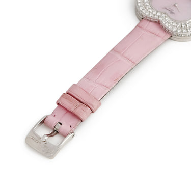 腕時計 ショパール CHOPARD ハート 12/7417 手巻き レディース K18WG無垢 純正ダイヤ ホワイトゴールド ギョウシェ シェル