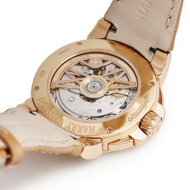 腕時計 ハリーウィンストン Harry Winston オーシャン バイレトログラード OCEABI36RR036 自動巻き レディース K18RG無垢 純正ダイヤ シェル