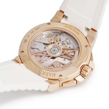 腕時計 ハリーウィンストン Harry Winston オーシャン オートマティック OCEAHD36RR001 自動巻き メンズ レディース K18RG無垢 純正ダイヤ