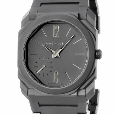 腕時計 ブルガリ BVLGARI オクト フィニッシモ オートマティック 103077 自動巻き メンズ オクタゴナル 薄型 ブラック 黒 セラミック