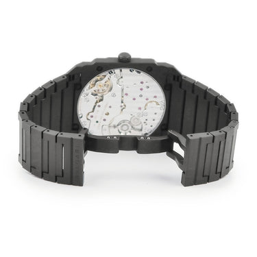 腕時計 ブルガリ BVLGARI オクト フィニッシモ オートマティック 103077 自動巻き メンズ オクタゴナル 薄型 ブラック 黒 セラミック