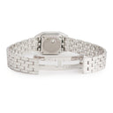 腕時計 カルティエ Cartier ミニ パンテール WF3210F3 クオーツ レディース K18WG無垢 純正ダイヤ アイボリー 青針 ローマン