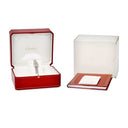 腕時計 カルティエ Cartier ミニ パンテール WF3210F3 クオーツ レディース K18WG無垢 純正ダイヤ アイボリー 青針 ローマン