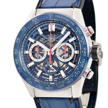 腕時計 タグホイヤー TAG Heuer カレラ キャリバー ホイヤー02 クロノグラフ CBG2A11.FC6460 自動巻き メンズ OH済 スモールセコンド