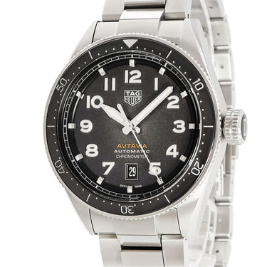 腕時計 タグホイヤー TAG Heuer オータヴィア キャリバー5 クロノメーター WBE5114.FC8266 自動巻き メンズ 回転ベゼル デイト
