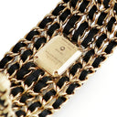 腕時計 シャネル CHANEL プルミエール カフ M LIMITED EDITION H9861 クオーツ レディース K18イエローGP ゴールド ブラック