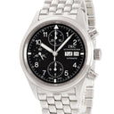 腕時計 IWC IWC パイロットウォッチ メカニカル フリーガー クロノグラフ IW370607 自動巻き メンズ ブラック 黒 デイデイト