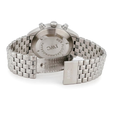 腕時計 IWC IWC パイロットウォッチ メカニカル フリーガー クロノグラフ IW370607 自動巻き メンズ ブラック 黒 デイデイト