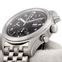 腕時計 IWC IWC パイロットウォッチ メカニカル フリーガー クロノグラフ IW370607 自動巻き メンズ ブラック 黒 デイデイト