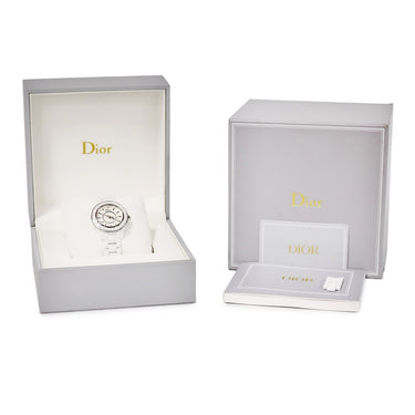 腕時計 クリスチャン・ディオール Christian Dior ディオール8 オンユイット CD1231E2 クオーツ レディース 白 ホワイト セラミック