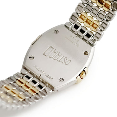 腕時計 ショパール CHOPARD グスタード 33/8120 クオーツ レディース K18YG×SS コンビ デイト ホワイト ローマン ドット