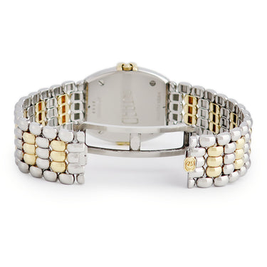 腕時計 ショパール CHOPARD グスタード 33/8120 クオーツ レディース K18YG×SS コンビ デイト ホワイト ローマン ドット