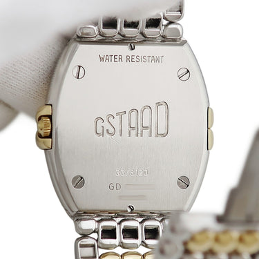 腕時計 ショパール CHOPARD グスタード 33/8120 クオーツ レディース K18YG×SS コンビ デイト ホワイト ローマン ドット