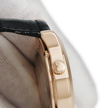 腕時計 ジャガールクルト JAEGER LECOULTRE マスター ジオグラフィーク 142.2.92.S 142.240.927B 自動巻き メンズ K18PG無垢 ブラック デイト