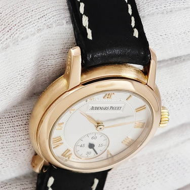 腕時計 オーデマピゲ AUDEMARS PIGUET ジュールオーデマ 77208OR.OO.A067CR.01 手巻き レディース OH済 K18PG無垢 ローマン ラウンド