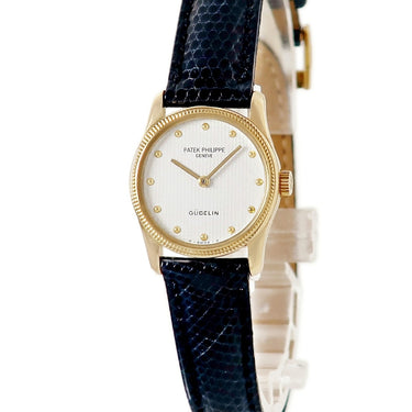 腕時計 パテックフィリップ PATEK PHILIPPE カラトラバ 4596DJ 手巻き レディース K18YG無垢 ホワイト ラウンド ドッド