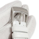 ルイヴィトン LOUIS VUITTON 純正 クロコバンド ホワイト クロコダイル ステンレススチール 腕時計パーツ 替え ベルト 純正SS製尾錠付き 18mm ホワイト 白 シャイン 艶有り