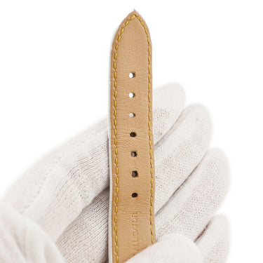 ルイヴィトン LOUIS VUITTON 純正 クロコバンド ホワイト クロコダイル ステンレススチール 腕時計パーツ 替え ベルト 純正SS製尾錠付き 18mm ホワイト 白 シャイン 艶有り