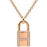 エルメス HERMES アミュレット ケリー カデナ ローズゴールド K18PG ダイヤモンド ネックレス ピンクゴールド 鍵モチーフ H
