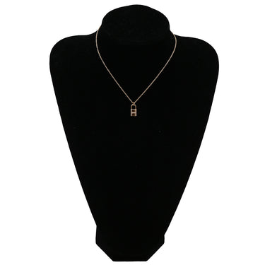 エルメス HERMES アミュレット ケリー カデナ ローズゴールド K18PG ダイヤモンド ネックレス ピンクゴールド 鍵モチーフ H