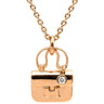エルメス HERMES アミュレット コンスタンス ペンダント ローズゴールド K18PG ダイヤモンド ネックレス ピンクゴールド バッグモチーフ