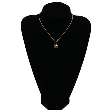 エルメス HERMES アミュレット コンスタンス ペンダント ローズゴールド K18PG ダイヤモンド ネックレス ピンクゴールド バッグモチーフ