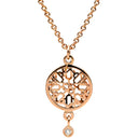 エルメス HERMES シェーヌダンクル パスレル ローズゴールド K18PG ダイヤモンド ネックレス ピンクゴールド 18K 750 1Pダイヤ