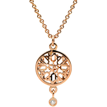 エルメス HERMES シェーヌダンクル パスレル ローズゴールド K18PG ダイヤモンド ネックレス ピンクゴールド 18K 750 1Pダイヤ