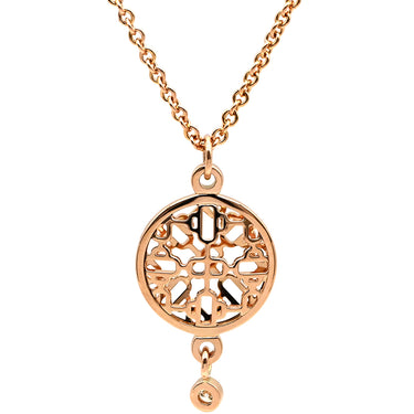 エルメス HERMES シェーヌダンクル パスレル ローズゴールド K18PG ダイヤモンド ネックレス ピンクゴールド 18K 750 1Pダイヤ