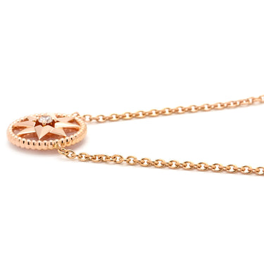 クリスチャン・ディオール Christian Dior ローズ デ ヴァン JRDV95007 ピンクXピンクゴールド K18PG オパール ダイヤモンド ネックレス 750 Rose des Vents
