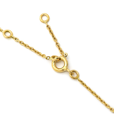 クリスチャン・ディオール Christian Dior ローズ デヴァン メダリオン ミディアム イエローゴールド K18YG ダイヤモンド ラピスラズリ ネックレス Dior Au750 18K ラピスラズリ ダイヤ 一粒