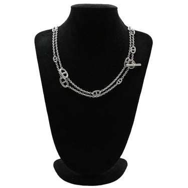 エルメス HERMES シェーヌダンクル ファランドール120 シルバー シルバー925 ネックレス スターリングシルバー