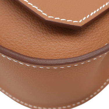 エルメス HERMES ジプシエール ミニ ゴールド エバーカラー ショルダーバッグ ゴールド金具 茶