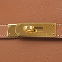 エルメス HERMES ジプシエール ミニ ゴールド エバーカラー ショルダーバッグ ゴールド金具 茶