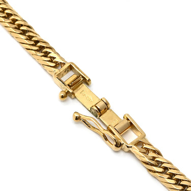 喜平 KIHEI K18 18金 24.2cm 10.0g 8面 トリプル イエローゴールド K18YG ブレスレット 造幣局検定マーク ショッピングローン対応していません